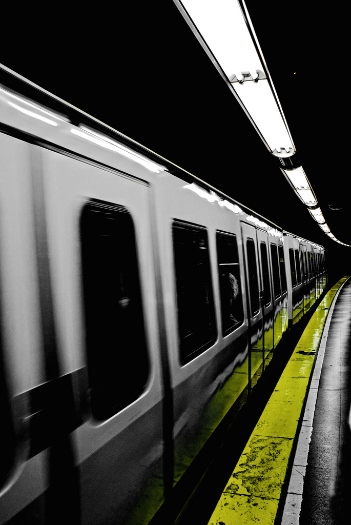 Andén de la Estación de Cuatro Caminos
