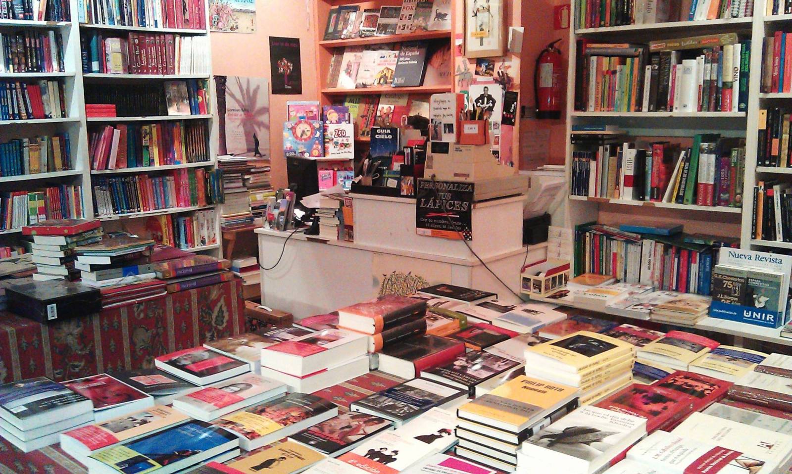Interior librería