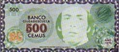 Billete de la Cemu, la moneda de la ciudad Billete de la Cemu, la moneda de la ciudad