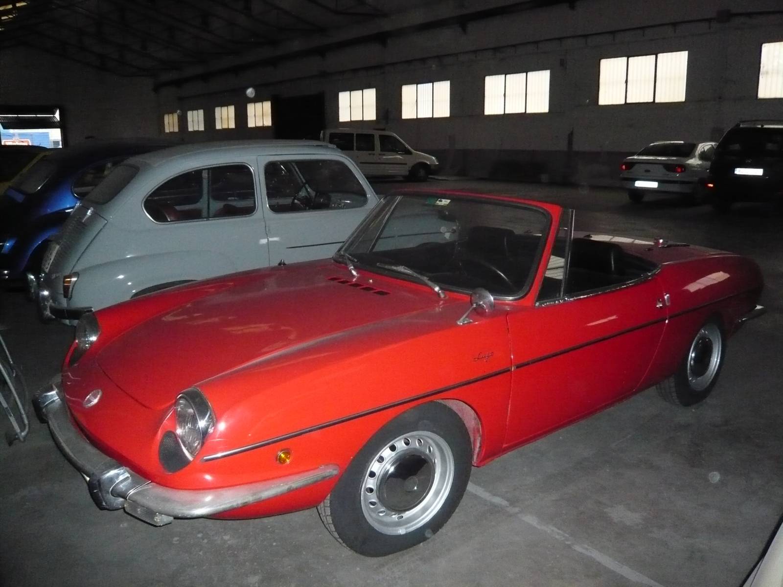 El Seat 850 Spider rojo de Jesús El Seat 850 Spider rojo de Jesús