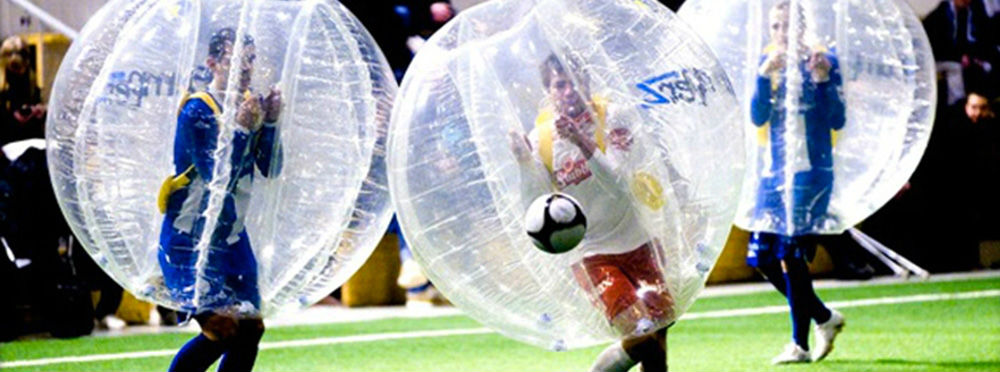 fútbol burbuja El «bubble football» es un nuevo deporte surgido en Noruega