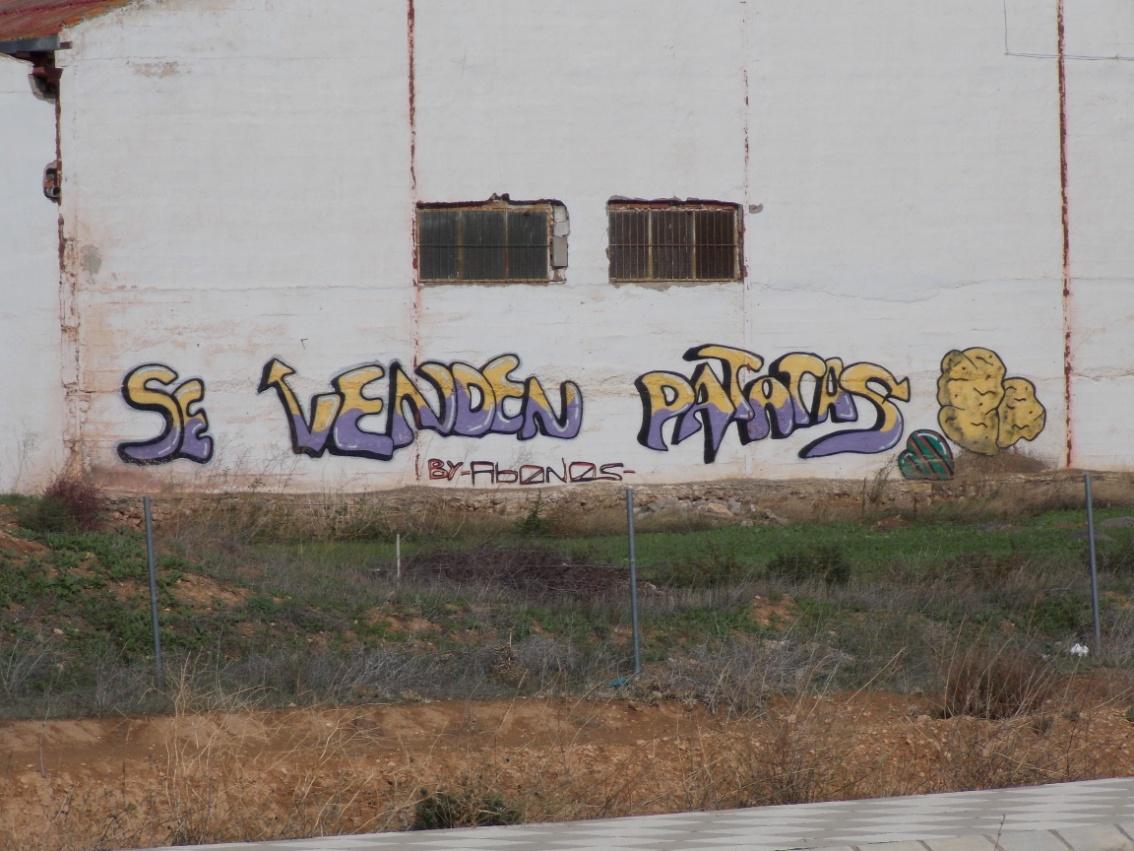 patatas Grafiti que ilustra el producto típico de El Salobral. Foto: F.D-I.
