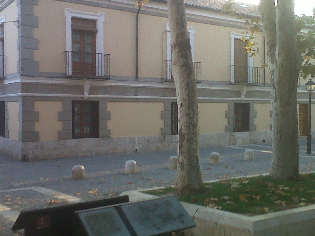 Plaza del Palacio donde se vivió el referéndum de la Constitución Española. Foto: B.G.