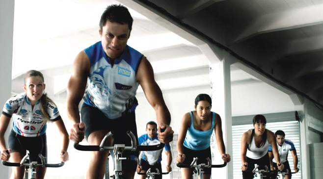 Clase de spinning Clase de ciclismo 'indoor' o 'spinning' en el gimnasio Club Atlas. Foto: clubatlas.es