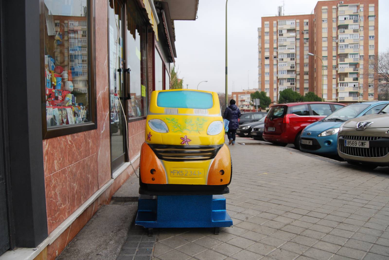 El «auto de papá» de la calle Ángel Luis de la Herrán
