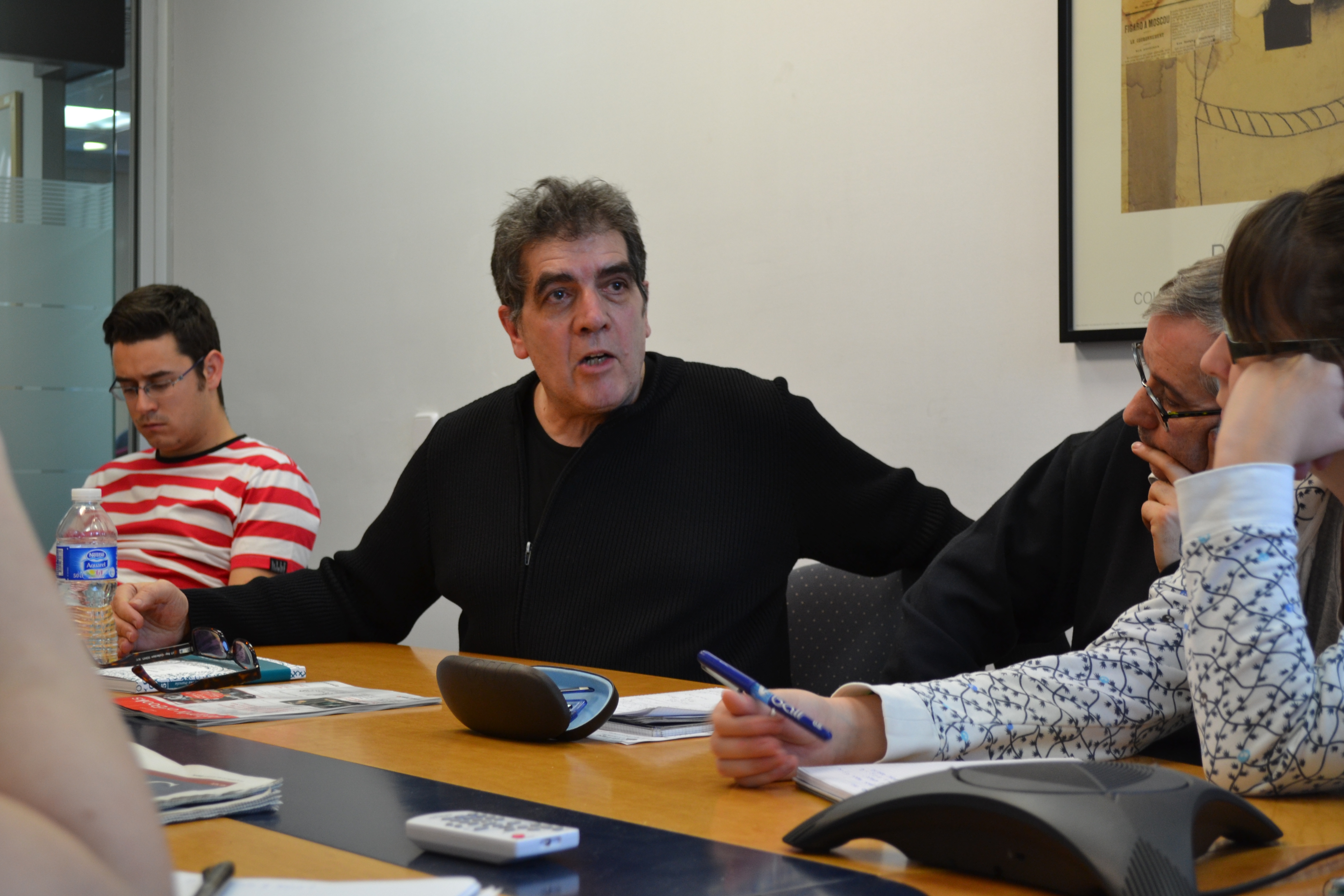 Eduardo Lago y Alfonso Armada (Foto Unai M.)