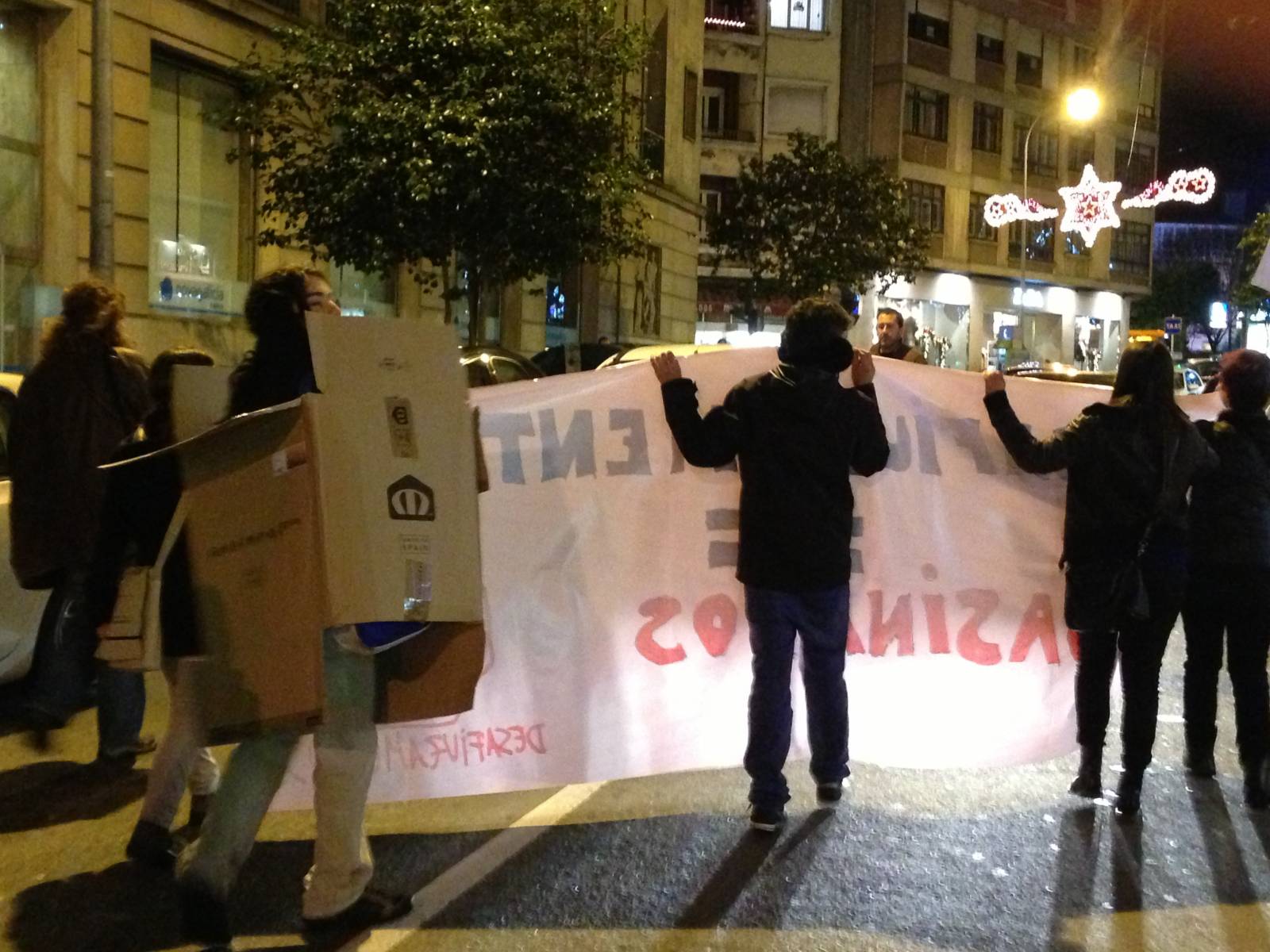 manifestación contra los desahucios manifestación contra los desahucios