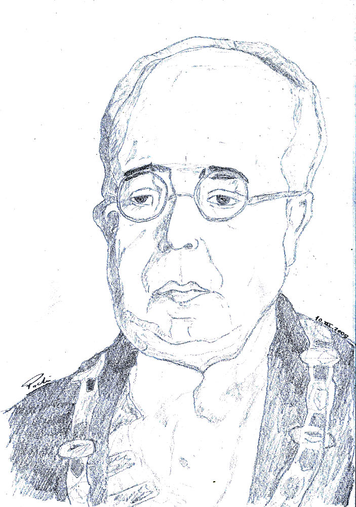 Azaña Dibujo de Manuel Azaña por Francisco Delgado-Iribarren