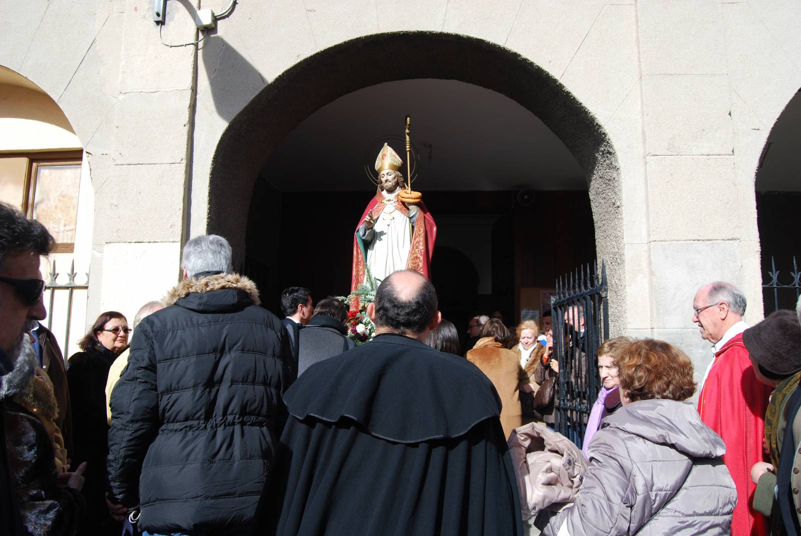 San Blas, entrando en la ermita San Blas, entrando en la ermita