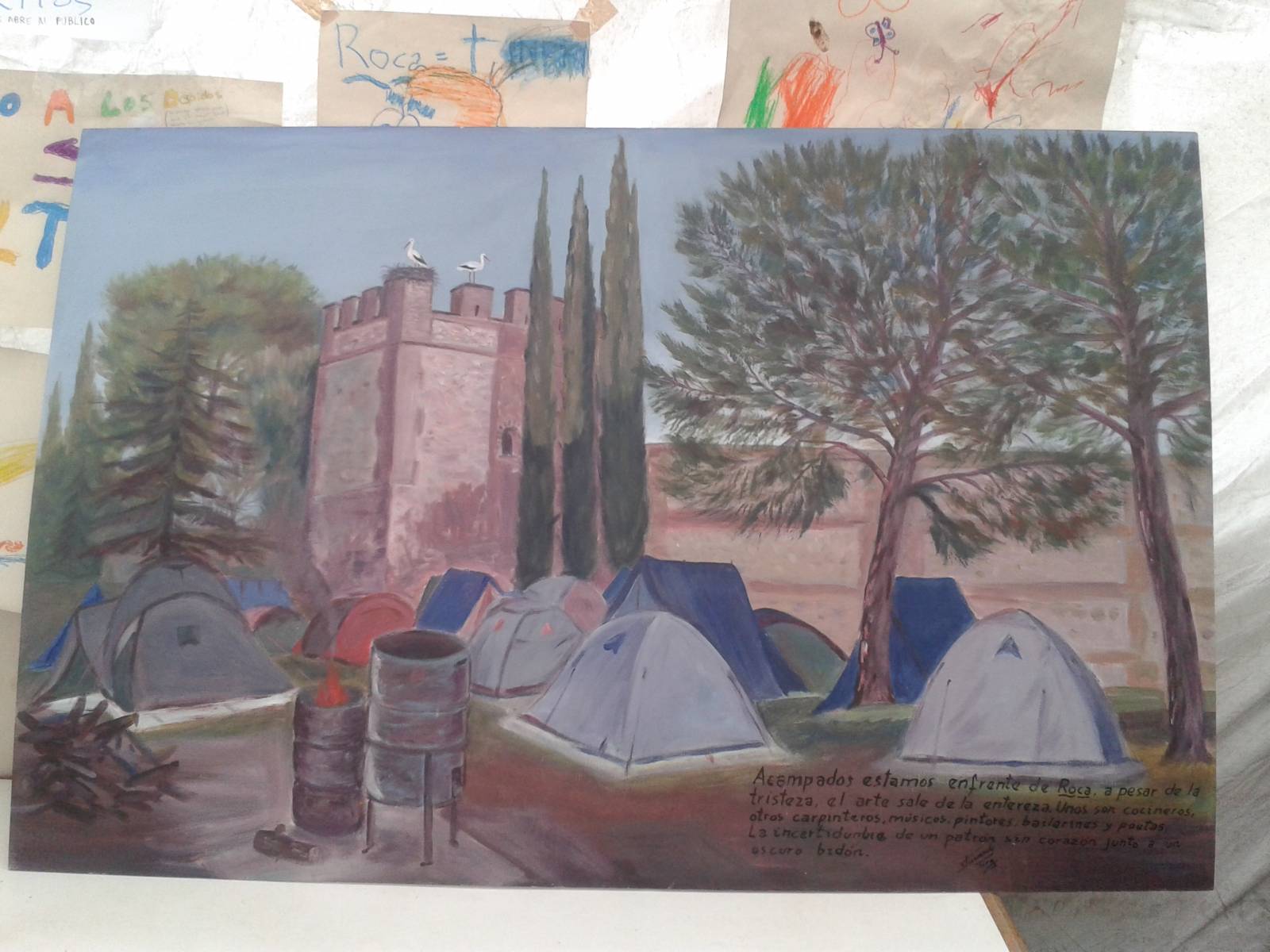El Campamento La Esperanza visto por Iluminado Toro El Campamento La Esperanza visto por Iluminado Toro