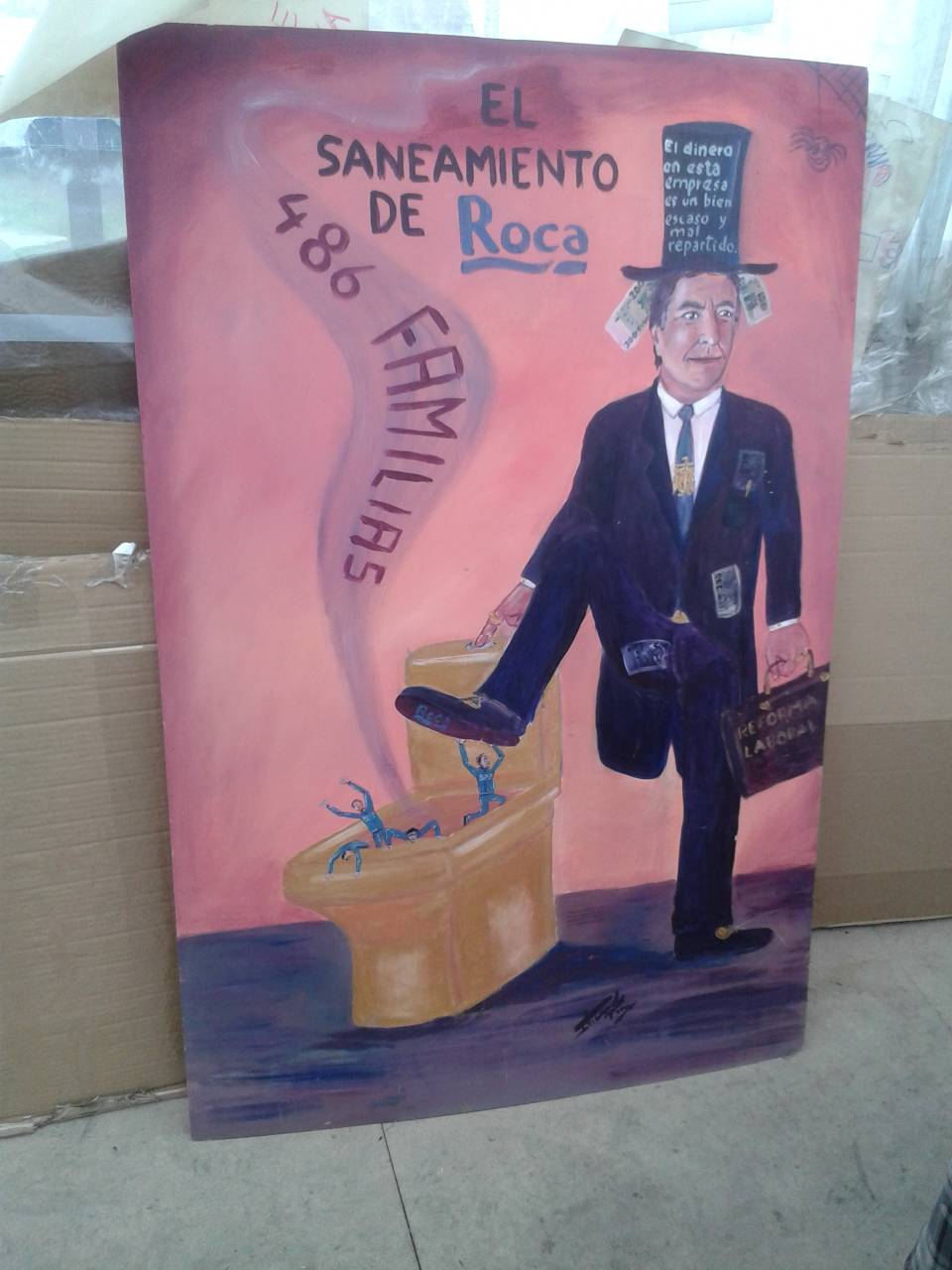 El saneamiento de Roca El saneamiento de Roca