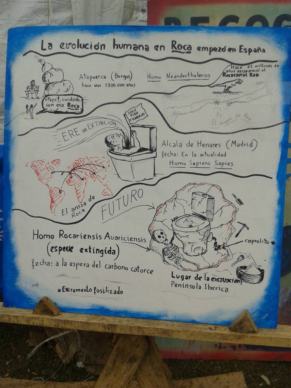 La evolución humana de Roca La evolución humana de Roca