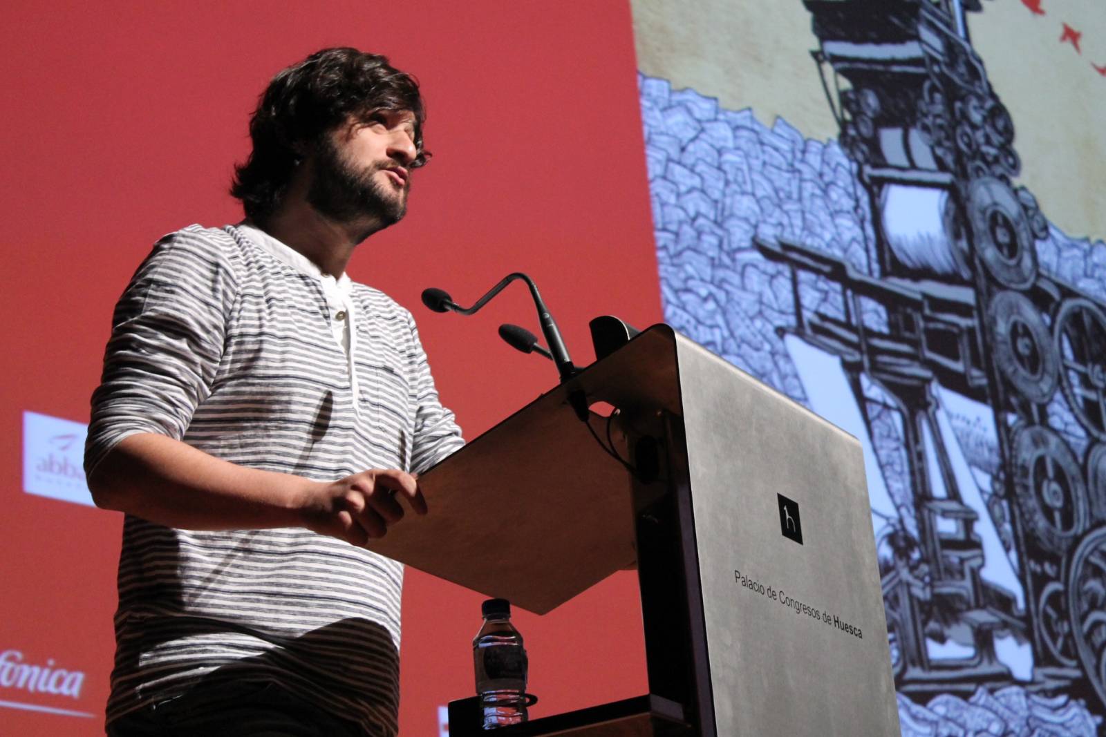 Jabois agradece su Premio José Manuel Porquet. Foto: C.S. Jabois agradece su Premio José Manuel Porquet. Foto: C.S.