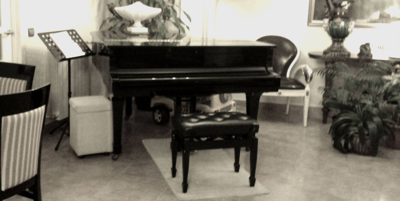 El silencioso piano del salón del empresario Marco Wang El silencioso piano del salón del empresario Marco Wang