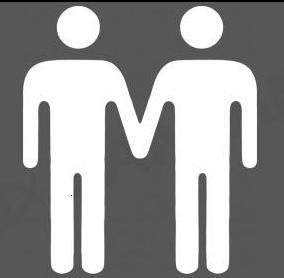 Pareja Símbolo que representa la unión entre personas del mismo sexo. Foto por: ciudadanos.org