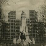El esqueleto del edificio, durante 1950