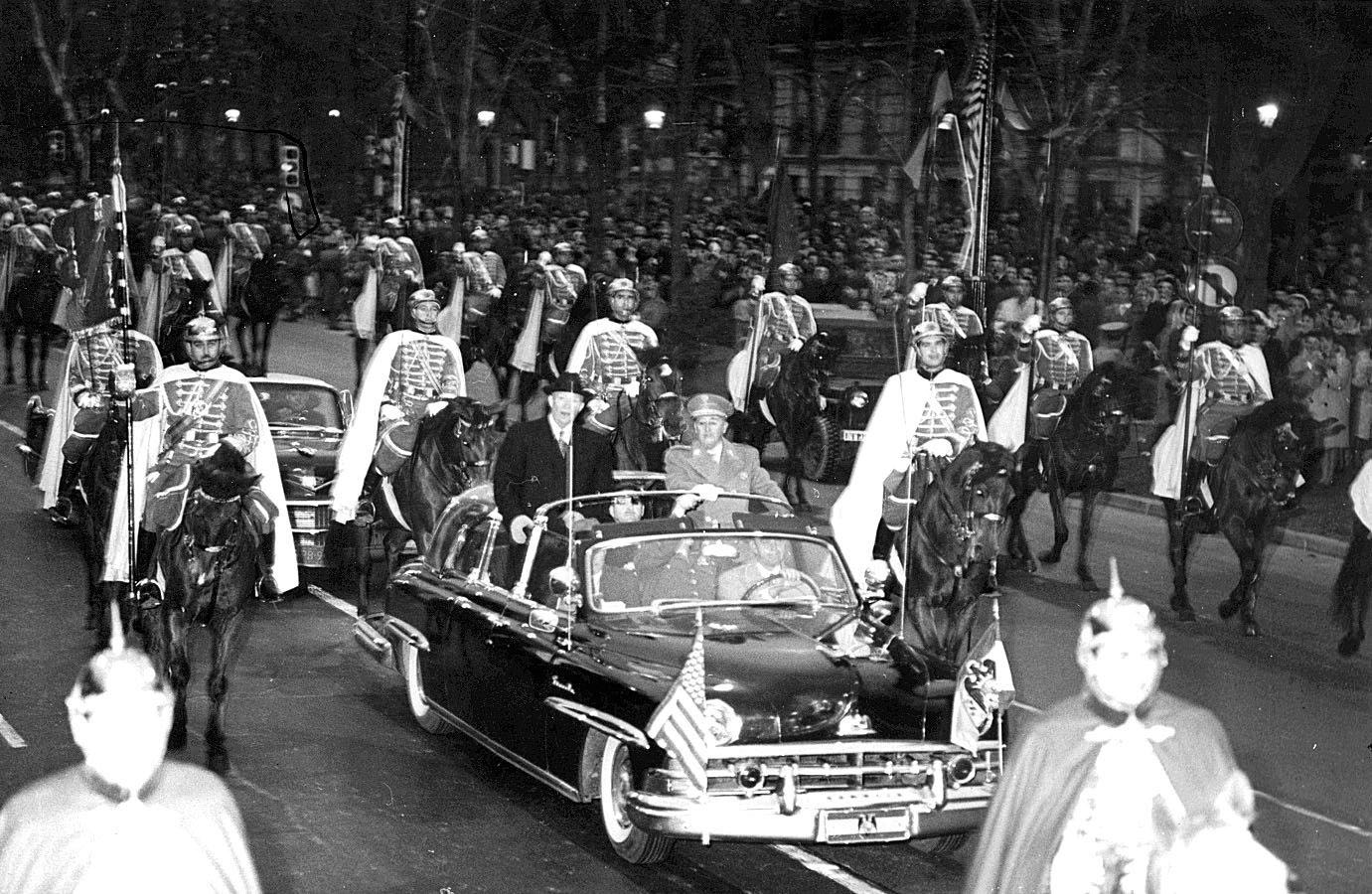 Dwight D. Eisenhower, en su visita a Madrid en 1959