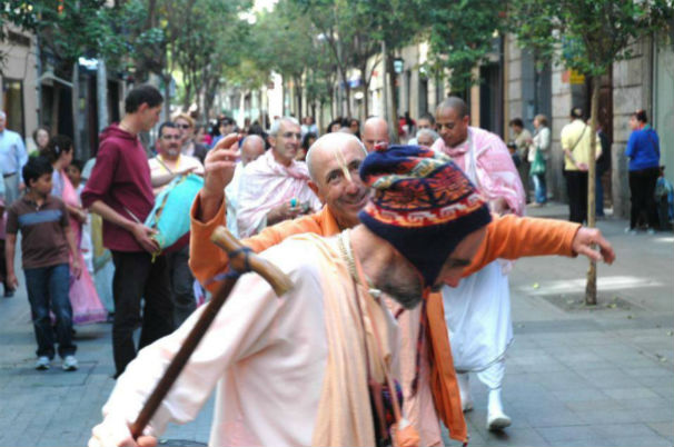 Hare Krishnas en Fuencarral. Foto: ISKCON MADRID