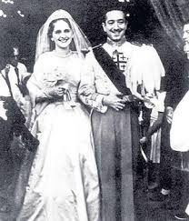 Los Marqueses el día de su boda