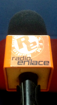 Micrófono estudio Radio Enlace/ Foto: Y.G.