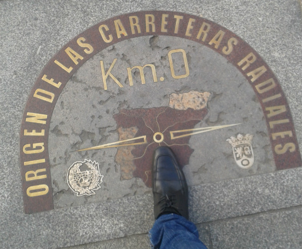 Kilómetro 0 Foto: J.R.
