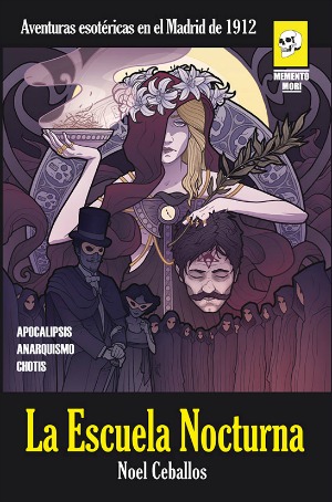 Portada de la novela La Escuela Nocturna, del periodista Noel Ceballos - MEMENTO MORI
