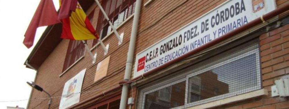 Fachada del CEIP Gonzalo Fernández de Córdoba
