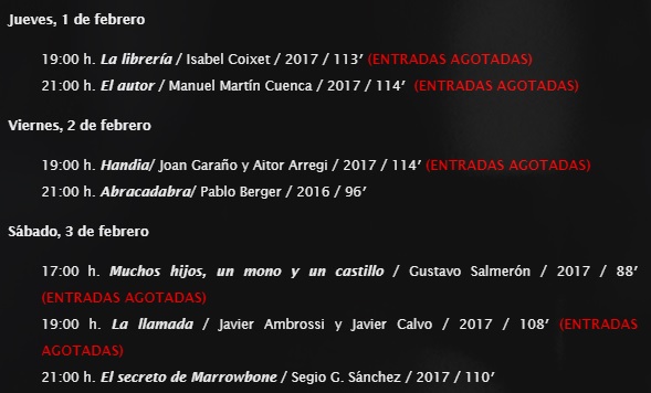 Entradas agotadas en la página web de la sala. Foto: Madrilánea