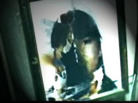 Fotografía de Estefanía ardiendo en el interior de un cuadro en el caso de la ouija de Vallecas - ABC