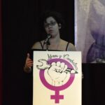 Ana García en el II Encuentro estatal de Libres y Combativas