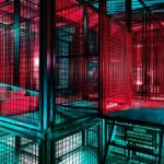 Interior de la sala donde los alumnos de Oposur practican la prueba de claustrofobia
